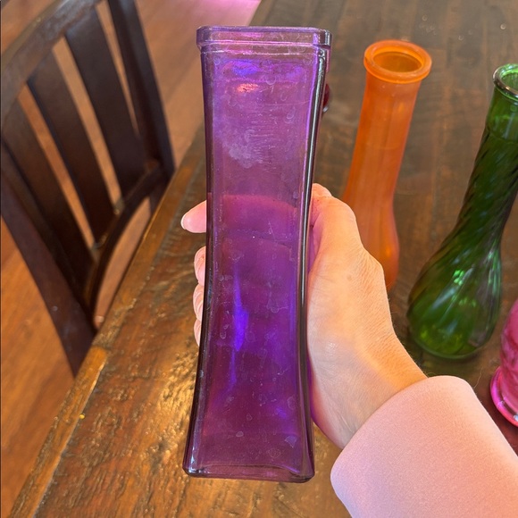 Colorful Glass Vase Set - Picture 2 of 6